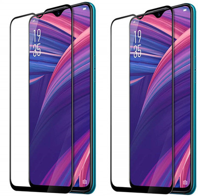 Bodoma Edge To Edge Tempered Glass for Oppo R17pro(Pack of 2)