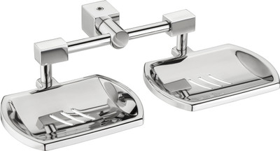 

Jovial 610 Creepy Double Soap Dish, Double Soap Dish Holder, Double Soap Dish Stand, Bathroom Accessories for Home (Glossy Finish, 304 Stainless Steel, Anti Rust, Corrosion Free)(Silver)