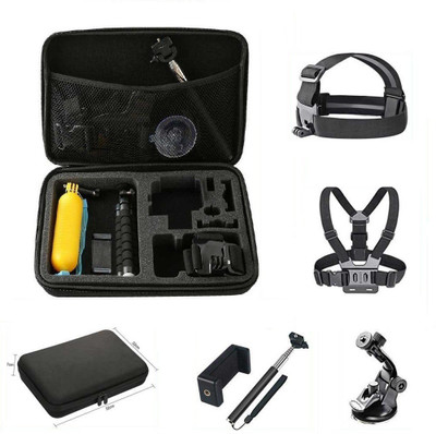 

Action Pro 10-in-1 Outdoor Sports Camera Accessories Kits. Strap(Black)