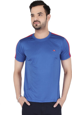 

Awack Solid Men's Round Neck Blue T-Shirt, Royalblue