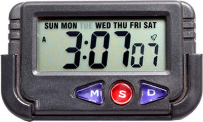 frackkon Digital Black Clock