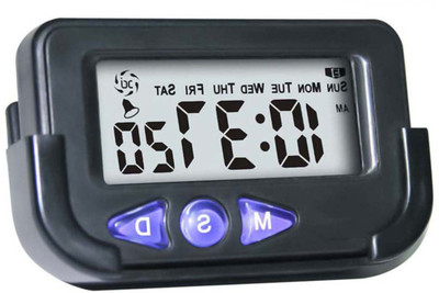 frackkon Digital Black Clock