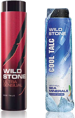 

Wild Stone 1 Cool Sea Minerals 100GM, 1 Ultra Sensual 300GM(400 g)