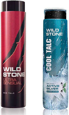 

Wild Stone 1 Cool Active Silver 100GM, 1 Ultra Sensual 300GM(400 g)