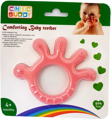 

chic buddy Finger shaped Teether(Orange)