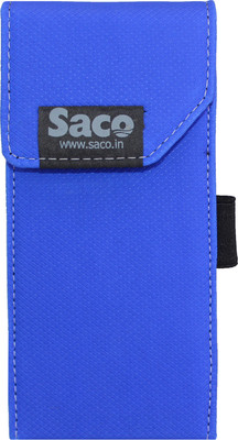 Saco Shock Proof Pouch Case Wallet Cover Protector Pouch for Mi 10000mAH Li-Polymer Power Bank 2i Model PLM06ZM(Blue)