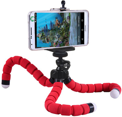 

Blue Birds New Collection Lightweight Flexible Octopus Style Portable and Adjustable Tripod Stand Holder with Mobile Attachment for DSLR, Action Cameras, Digital Cameras & Smartphones Tripod(Multicolor, Supports Up to 1000 g)