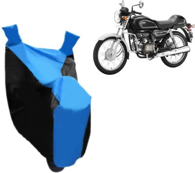 ABP Two Wheeler Cover for Hero(Splendor Pro Classic, Black, Blue)