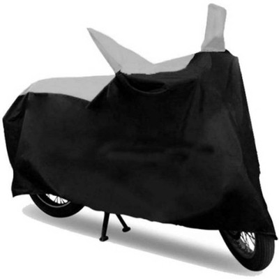 ABP Two Wheeler Cover for Honda(Activa 125, Black, Silver)