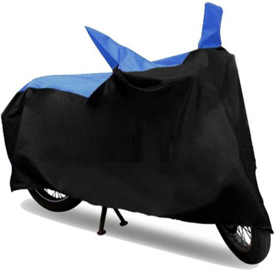 ABP Two Wheeler Cover for Hero(Glamour FI, Black, Blue)