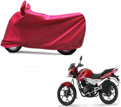 Auto Age Two Wheeler Cover for Bajaj(Discover 125 DTS-i, Red)