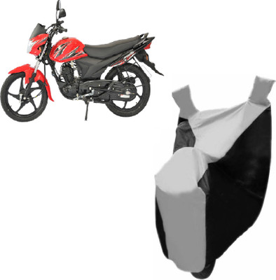 Autocraft Two Wheeler Cover for Suzuki(Hayate, Black)