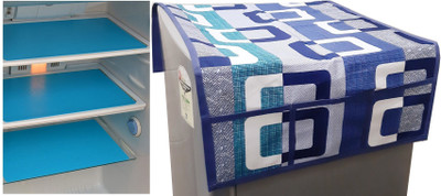 YELLOW WEAVES Fridge Mat(Width: 100 cm, Blue)