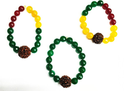 KANTA ASTRO HOUSE Stone Bracelet Set(Pack of 3)