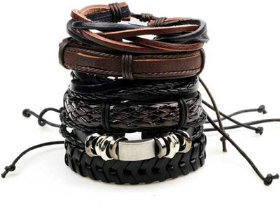 Univocean Leather Bracelet(Pack of 6)