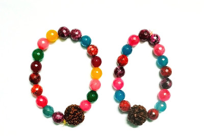 KANTA ASTRO HOUSE Stone Bracelet Set(Pack of 2)