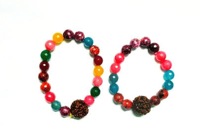 KANTA ASTRO HOUSE Stone Bracelet Set(Pack of 2)