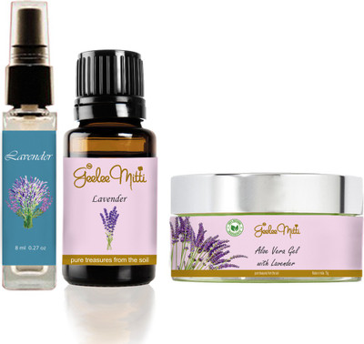 

Geeleemitti Lavender Gift Box Perfume, Essential Oil and Aloe Vera(93 ml)
