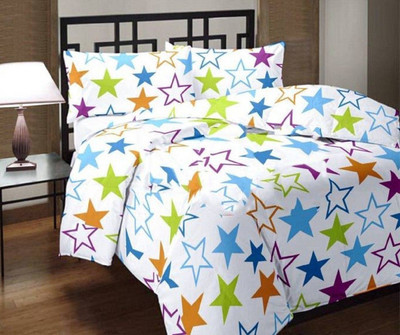 SUNJES Geometric Single Dohar for  Mild Winter(Poly Cotton, Multicolor)