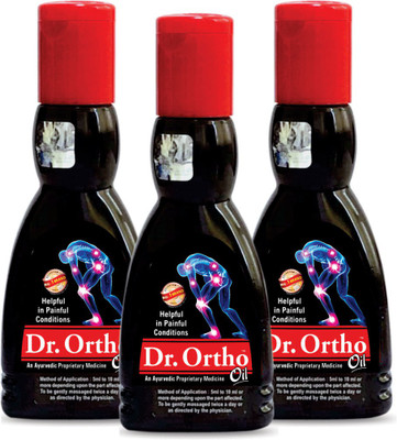 

Dr. Ortho Oil 60 ml Pack of 3 (Ayurvedic Medicine, Helpful in Joint Pain, Back Pain, Knee Pain, Leg Pain, Shoulder Pain, Wrist Pain, Neck Pain, Ankle Pain) Liquid(60 ml)