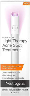 

Neutrogena Acne Clearing Red and Blue Light Therapy Acne Spot Treatment, UV-Free Acne Solution, 1 ct.(136 g)