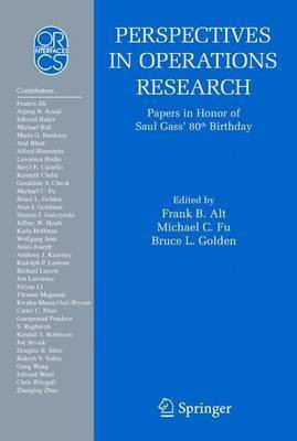 Perspectives in Operations Research(English, Electronic book text, Gass Saul I)