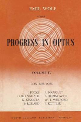 Progress in Optics Volume 4(English, Electronic book text, Unknown)