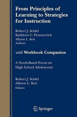 From Principles of Learning to Strategies for Instruction(English, Electronic book text, Seidel Robert J)