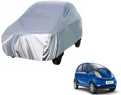 RS TRADERS Car Cover For Tata Nano Genx (Without Mirror Pockets)(Silver, For 2018 Models)