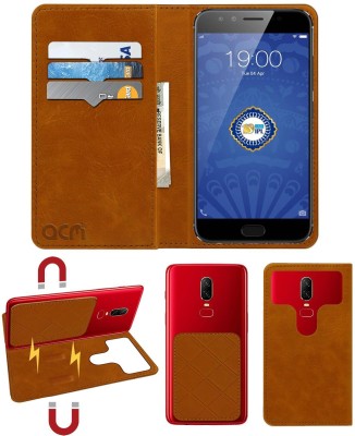 ACM Flip Cover for Vivo V5 Plus Limited Edition(Gold, Cases with Holder, Pack of: 1)