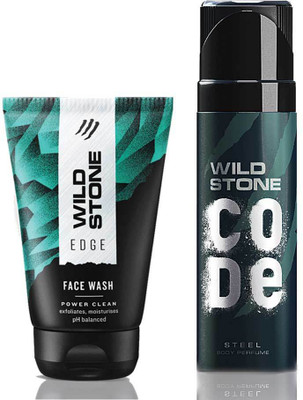 

Wild Stone Edge Facewash 100 ml & Code Steel Body Perfume 120 ml(Set of 2)