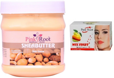 

Pink Root SHEABUTTER SKIN CREAM WITH MIX FRUIT BLEACH 43G(Set of 2)