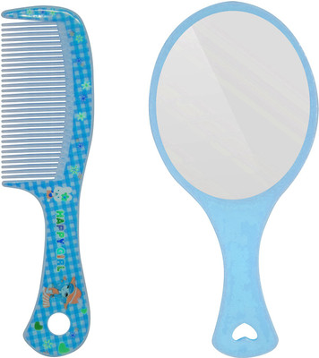 

Prime New Arrival Combo Of Hair Comb With Hand Mirror For Women(Set of 2)