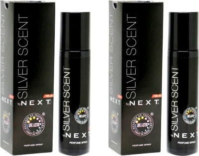 

Next Care SILVER SCENT NO GAD DEODORANT Perfume Body Spray - For Men & Women(120 ml, Pack of 2)