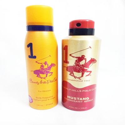 

Beverly Hills Polo Club 1 AND MUSTANG Deodorant Spray - For Men & Women(325 ml, Pack of 2)