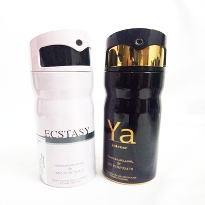 

PARFUMDELUXE ECSTASY AND YA INTENSE Deodorant Spray - For Women(400 ml, Pack of 2)
