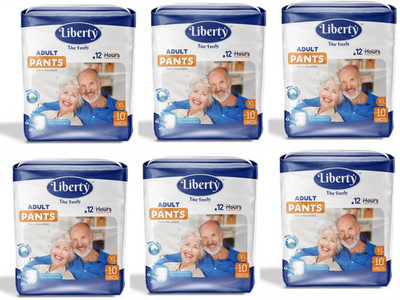 

Liberty PANT STYLE ADULT DIAPER XL SIZE - XL(60 Pieces)