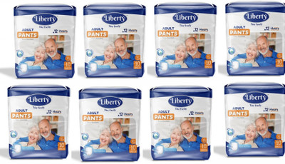 

Liberty PANT STYLE ADULT DIAPER XL SIZE - XL(80 Pieces)
