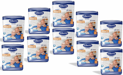 Liberty PANT STYLE ADULT DIAPER L SIZE - L(100 Pieces)