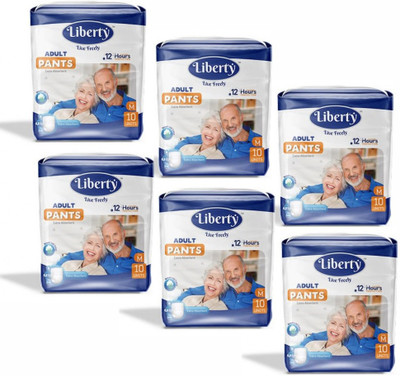 

Liberty PANT STYLE ADULT DIAPER M SIZE - M(60 Pieces)