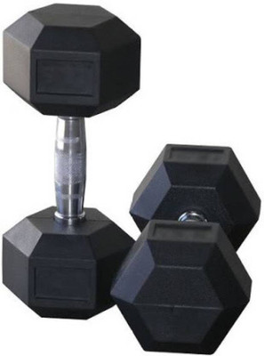

WOLPHY HEX5KG Fixed Weight Dumbbell(10 kg), Black