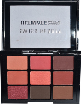 

Swiss Beauty Ultimate Shadow Palette For Woman(Multi Shadow) 9 g(Multi)