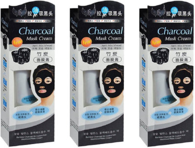 

Whinsy Charcoal Face Mask Cream Oil Control Anti-Acne Deep Cleansing Blackhead Remover, Peel Off Mask(390 g)