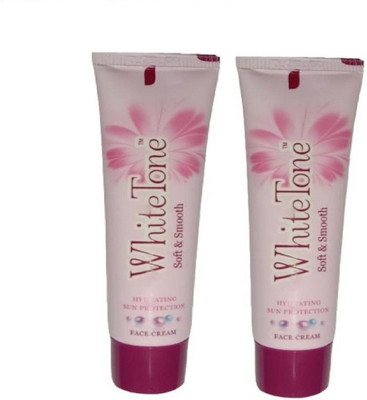 White Tone daily care Face Cream Smooth & Soft 50g pack of 2(100 ml)