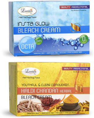 

Luster OCTA + OXY BLEACH CREAM & HALDI CHANDAN BLEACH CREAM(1000 g)