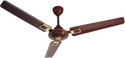 SKYSON EURO DECO 3 Blade Ceiling Fan(brown, Pack of 1)