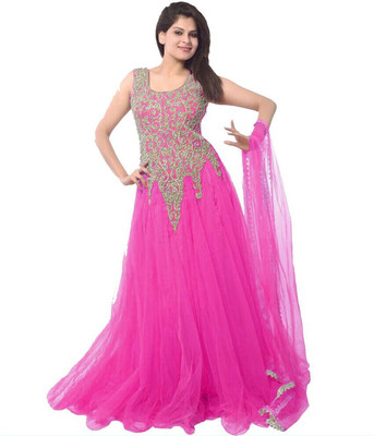 MF Retail Straight Gown(Multicolor)