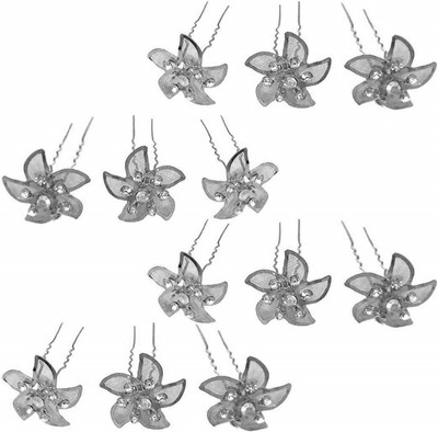 

Paradise Hair Pins For Women/Bridal Hair Accessories For Women And Girls/Juda Pins For Women Hair Pin(Silver)
