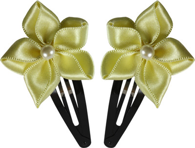 

Threads N Ribbons Ribbon Flower 13 Hair Clip(Beige)