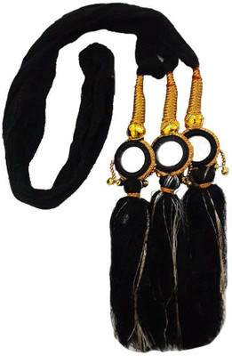 

Paradise Hair Paranda/Parandi For Women And Girls Braids Extensions For Women And Girls/Hair Choti For Women Braid Extension(Black)